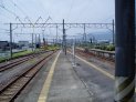 肥前山口のホーム（長崎方向）